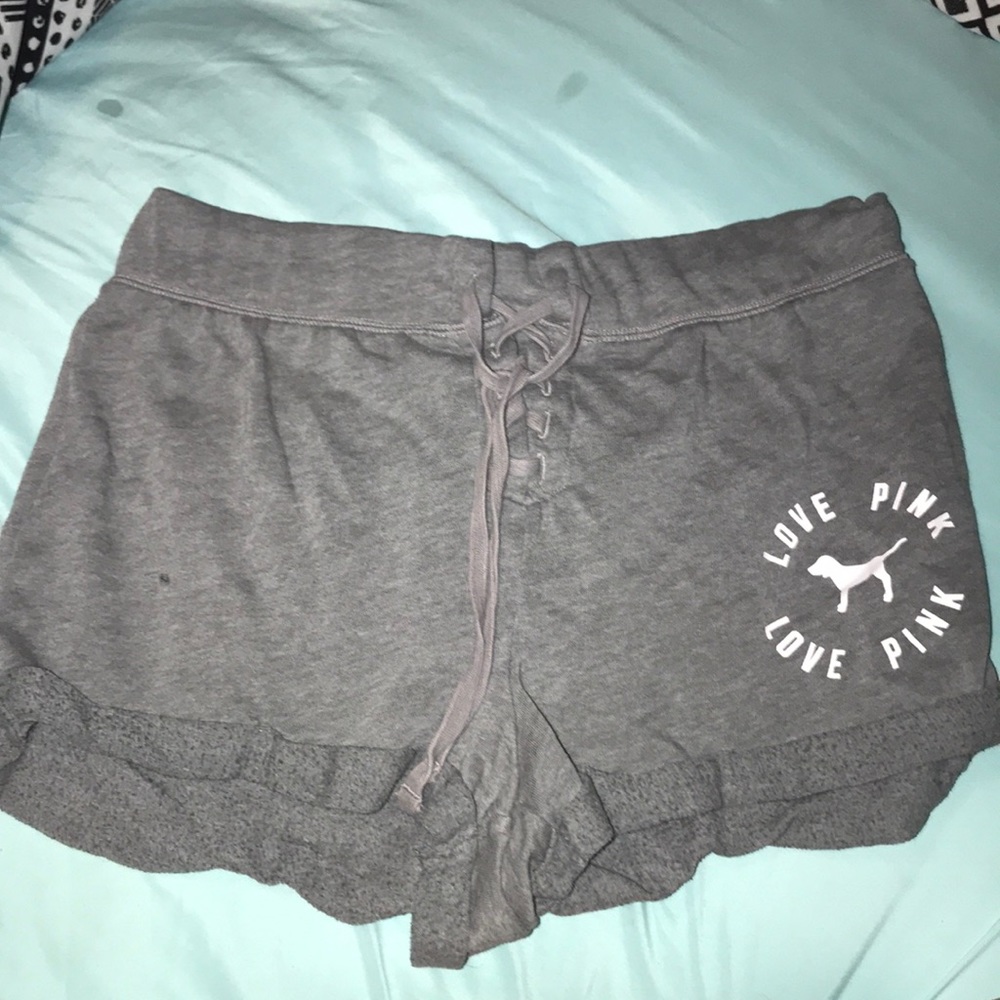 Grey Pink Shorts